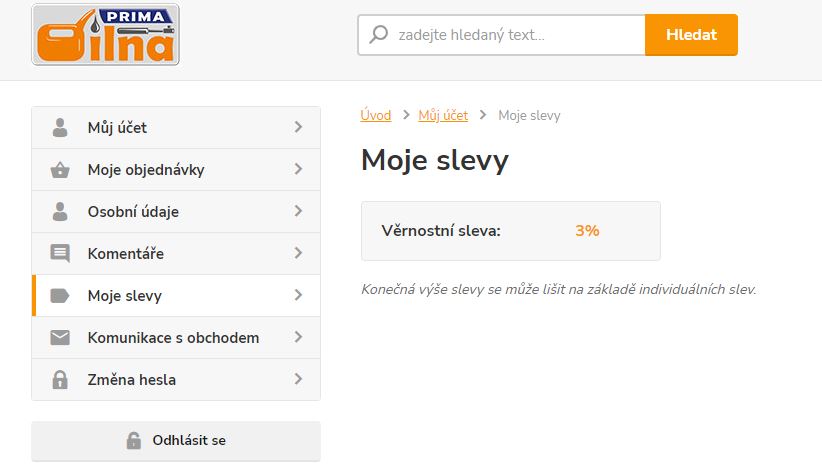 Věrnostní systém Primadilna