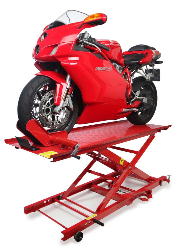Hydraulický motocyklový zvedák 200, zvednutí až 450 kg, model 2021, hmotnost 130 kg