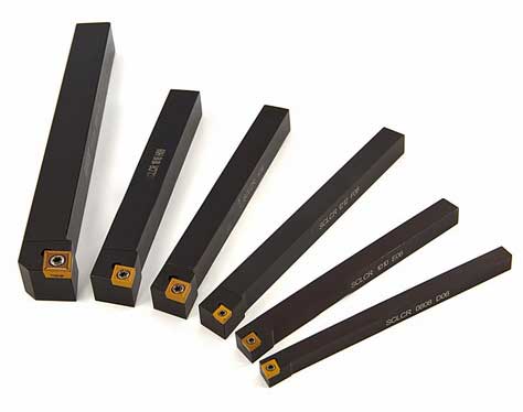 Pravostranný soustružnický nůž SCLCR 20 x 20 mm s výměnným VBD plátkem CCMT