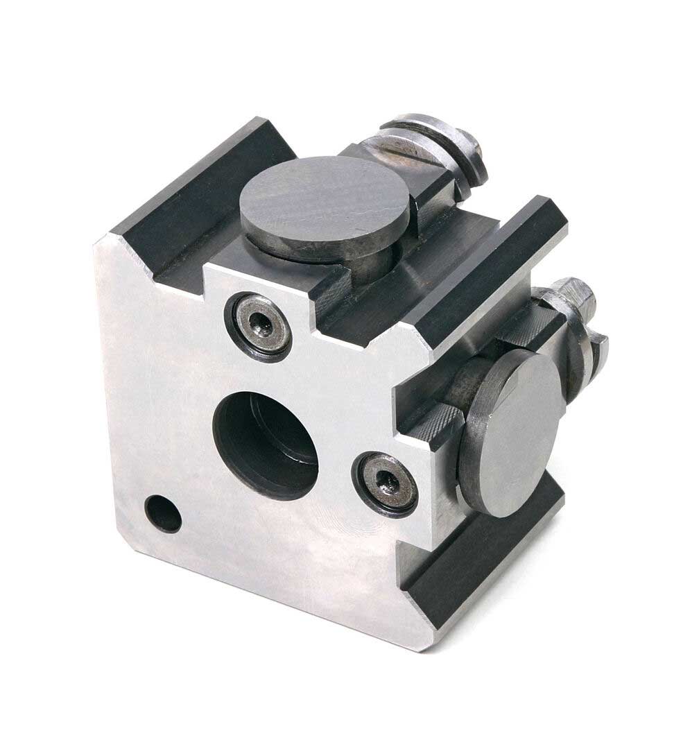 Rychloupínač nástrojů Dixon, model K, pro menší soustruhy, pro výšku obrábění do 125 mm, kompletní sada - 4 držáky
