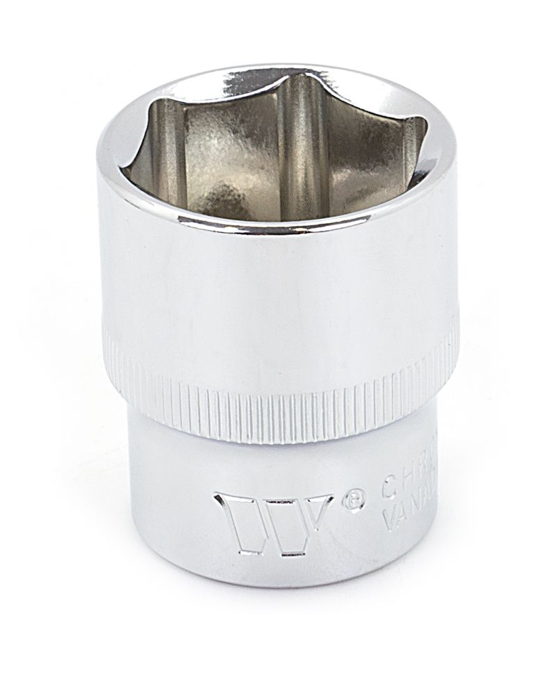 Hlavice nástrčná 3/8", 19 mm, 6 hran, CrV, Welzh