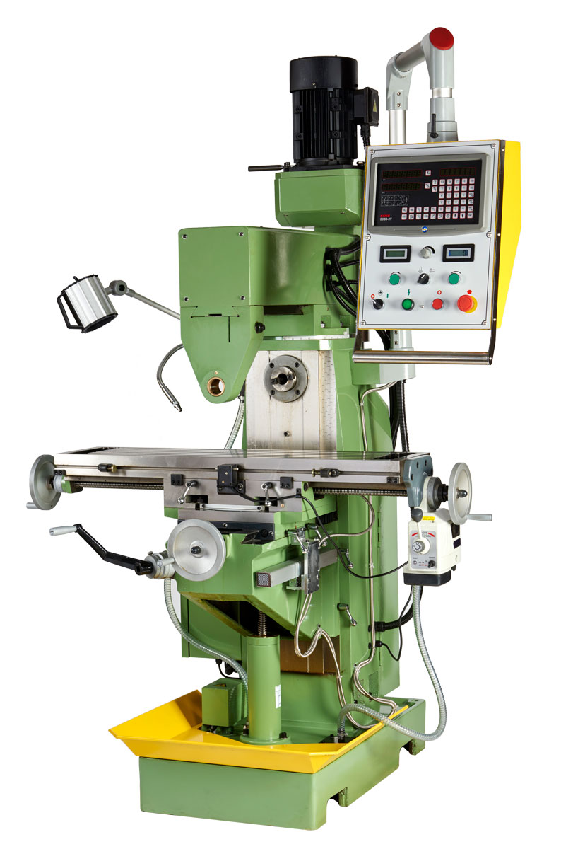 Warco HV horizontální / vertikální frézka, ISO30, Invertor, Model 2018, 950 kg