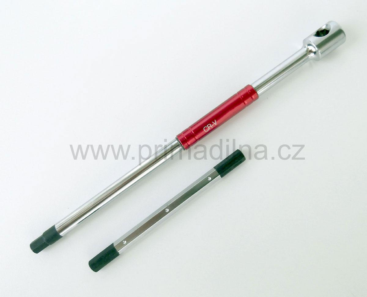 T-klíč Inbus zástrčný 6 mm, 3 x profil, 210 mm, CrV, rychlošroubovací, Triumf
