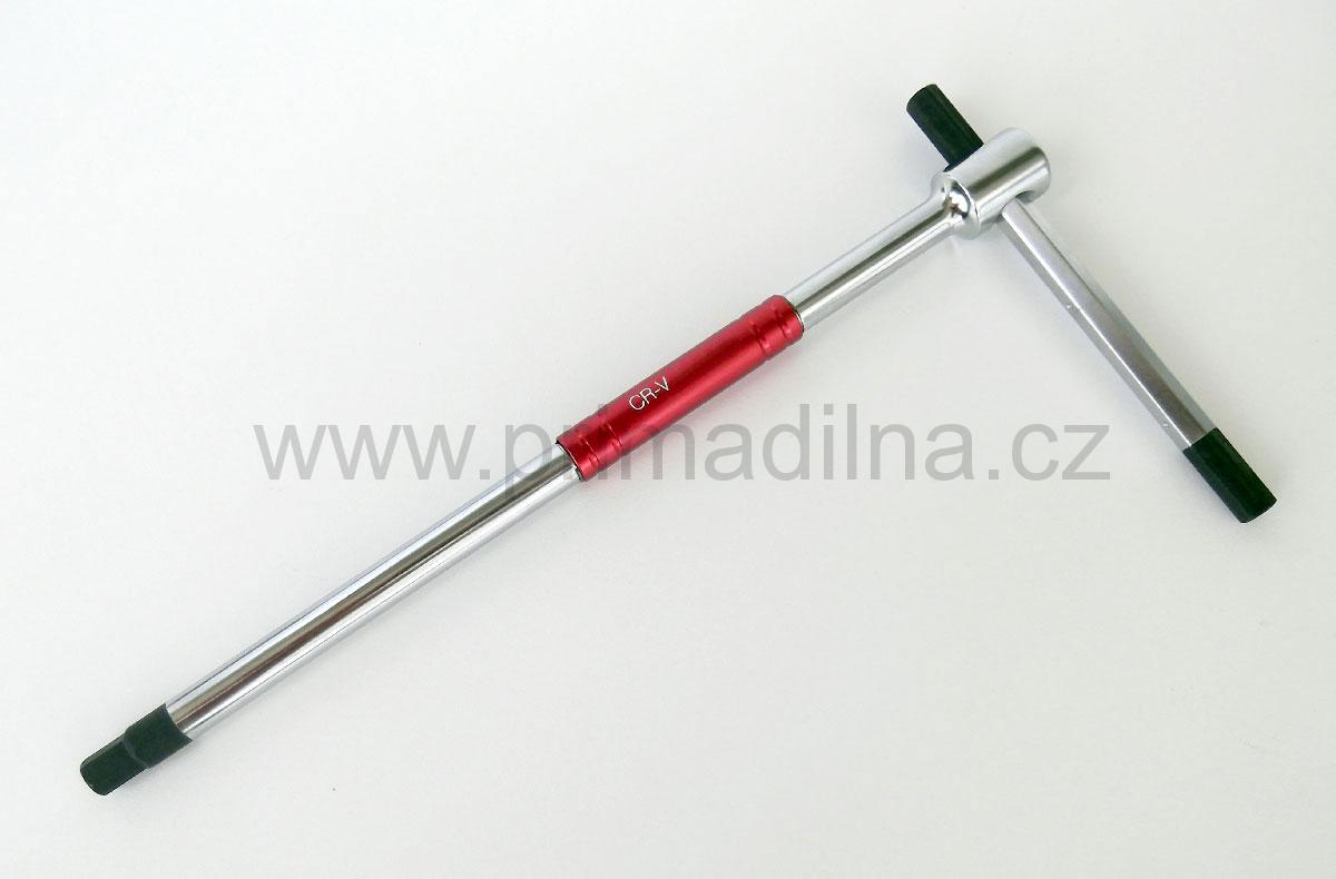 T-klíč Inbus zástrčný 3 mm, 3 x profil, 125 mm, CrV, rychlošroubovací, Triumf