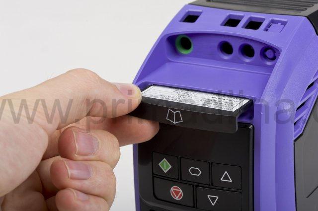 Optidrive E3, frekvenční měnič, vstup 1f/230V, výst 3f, IP20, 1.5kW