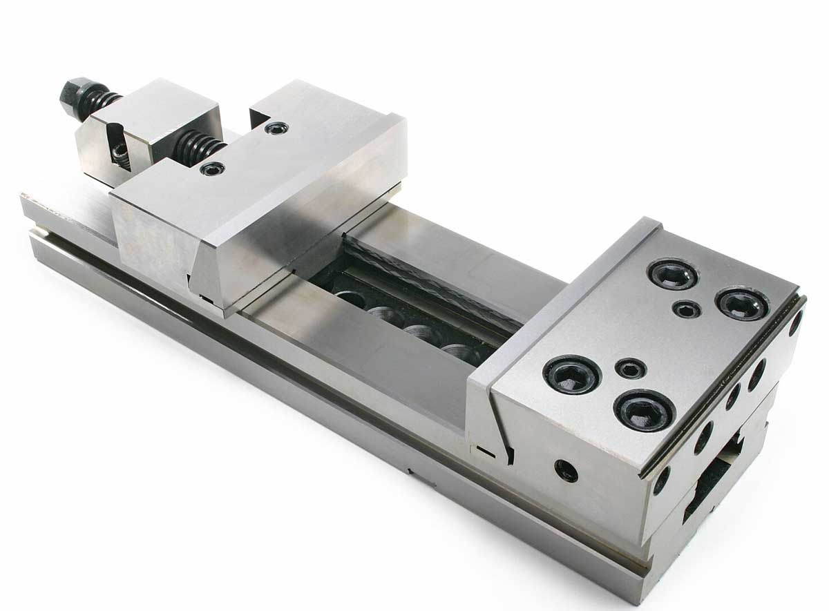 Precizní strojní svěrák pro strojní obrábění a CNC, typ 10, šířka čelistí 150 mm