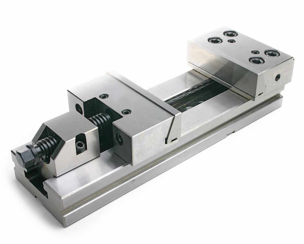 Precizní strojní svěrák pro strojní obrábění a CNC, typ 10, šířka čelistí 150 mm
