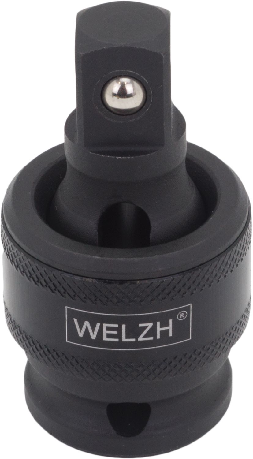 Adaptéry nástrčné s kloubovou hlavou 1/2"-3/8"-1/4", pro rázové utahováky, S2, sada 3 kusy, Welzh