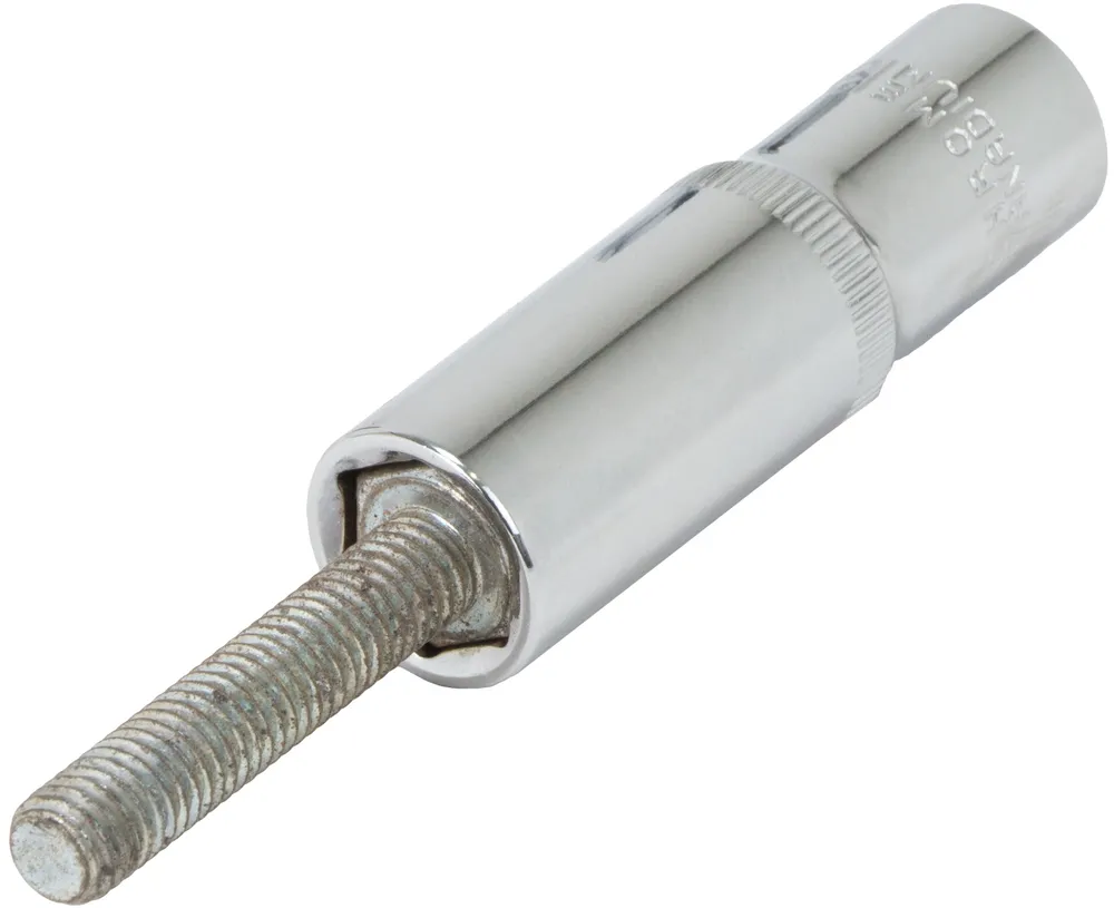 Hlavice prodloužená nástrčná 3/8" s přídržným magnetem, 13 mm, 6 hran, CrV, Welzh