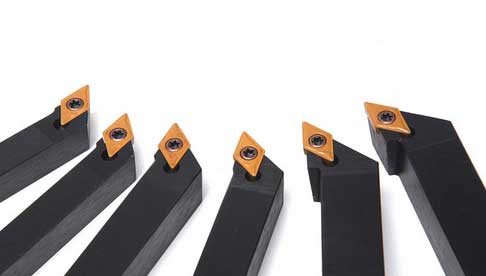 Pravostranný soustružnický nůž SDJCR0808, 8 x 8 mm s výměnným VBD plátkem DCMT