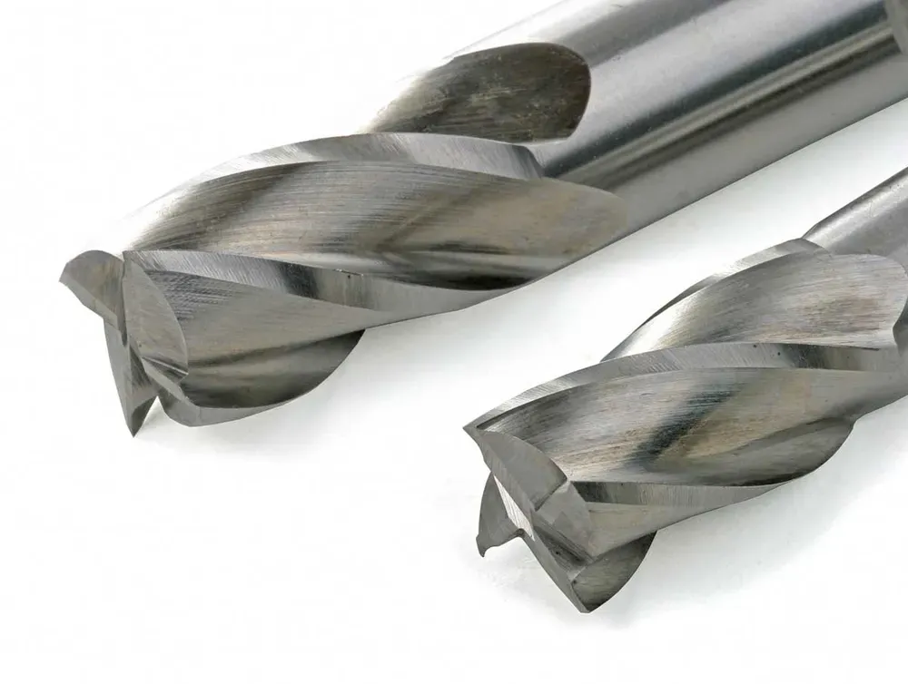 Fréza z rychlořezné oceli HSS-M2, 4 břity, dřík 6 mm, průměr 2 mm