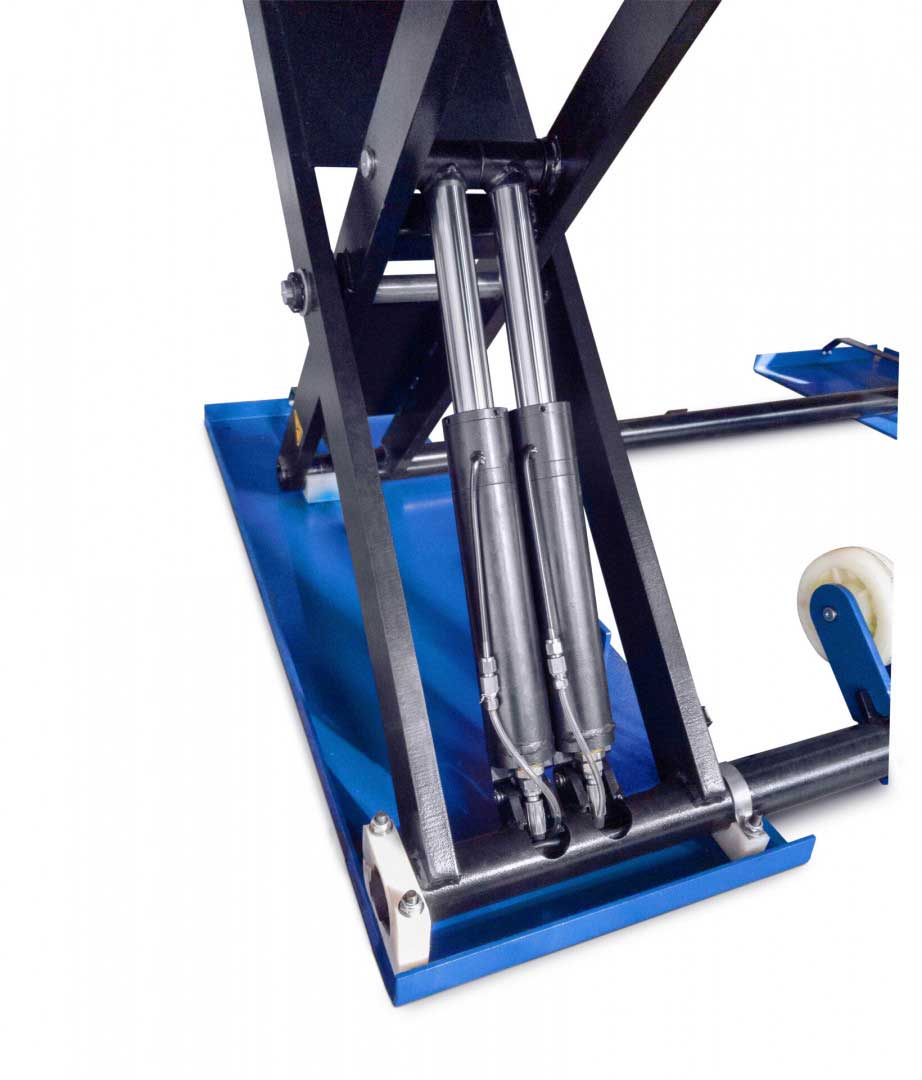 Mobilní 3,5 tunový nůžkový hydraulicko-elektrický auto-zvedák, Weber EXPERT SH-3500, 400V