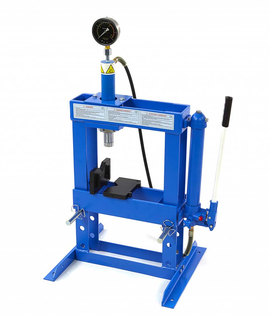 10t rámový dílenský hydraulický lis, 50 kg