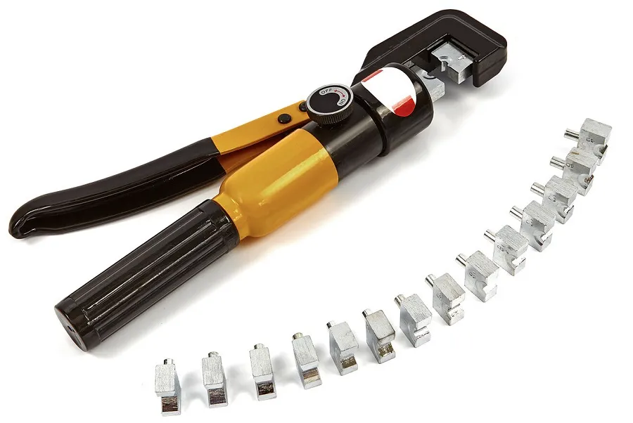 Pákové hydraulické lisovací - krimpovací kleště 6 tun , 4 - 70 mm2