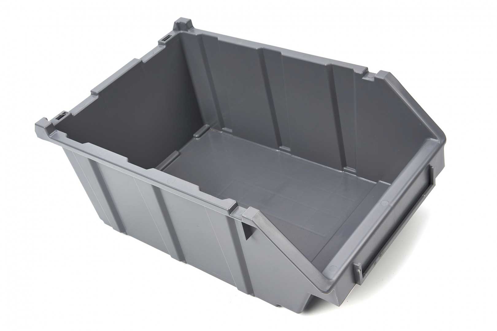 Plastový úložný kontejner / dílenský plastový box skladový 23 x 35 x 15 cm