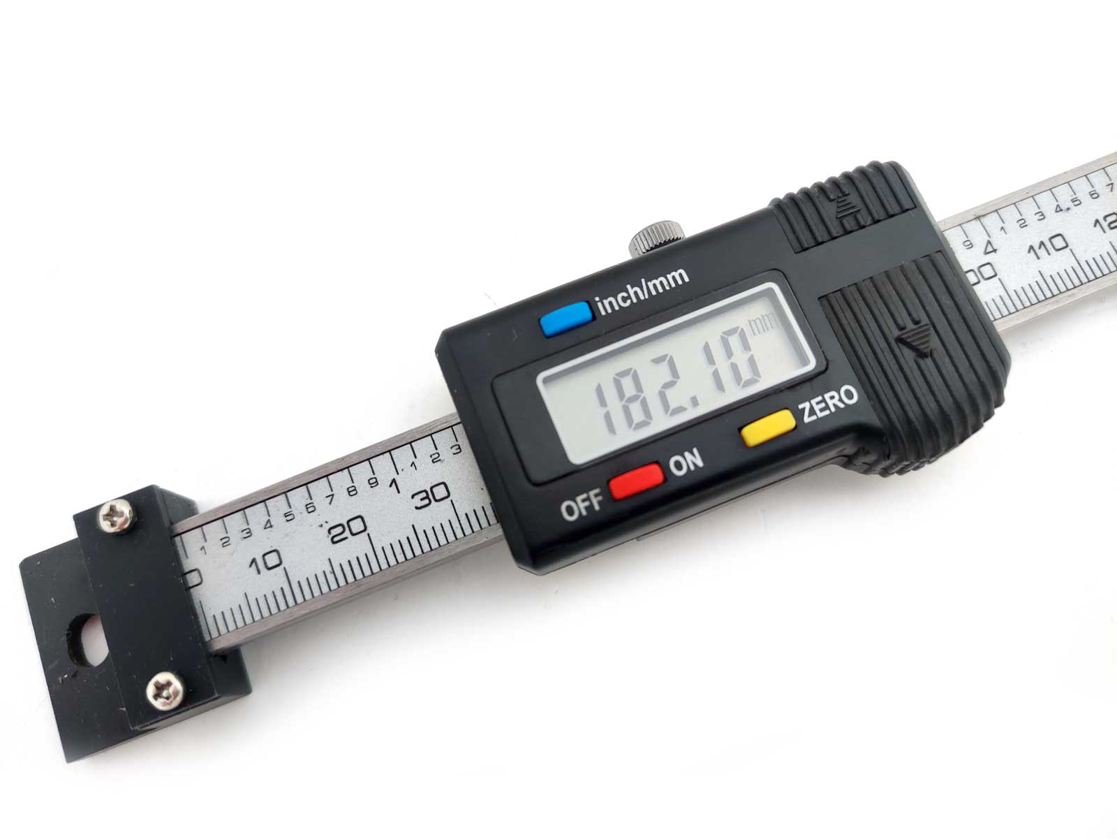 Digitální snímač polohy / digitální posuv – horizontální, rozsah 150 mm, rozlišení 0.01 mm