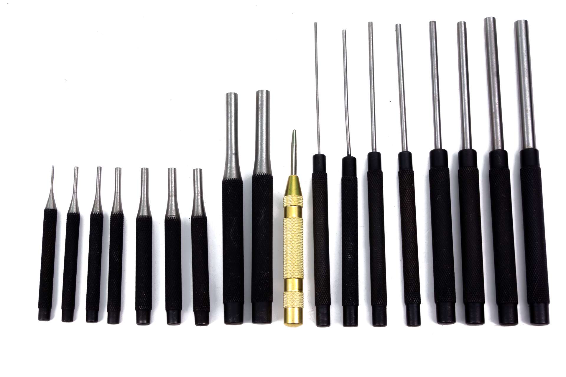 Profesionální sada paralelních vyražečů, 1.5 - 9.5mm, 18 dílů, Welzh
