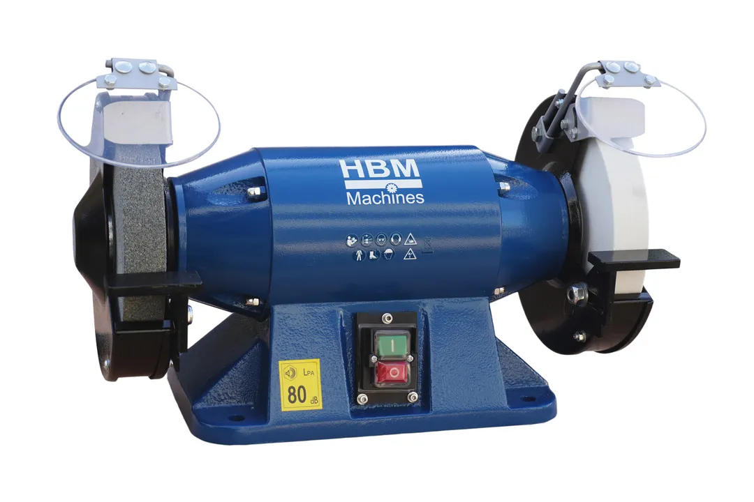 Průmyslová litinová bruska, 2 koutouče 200 mm, 900 W,  28 kg