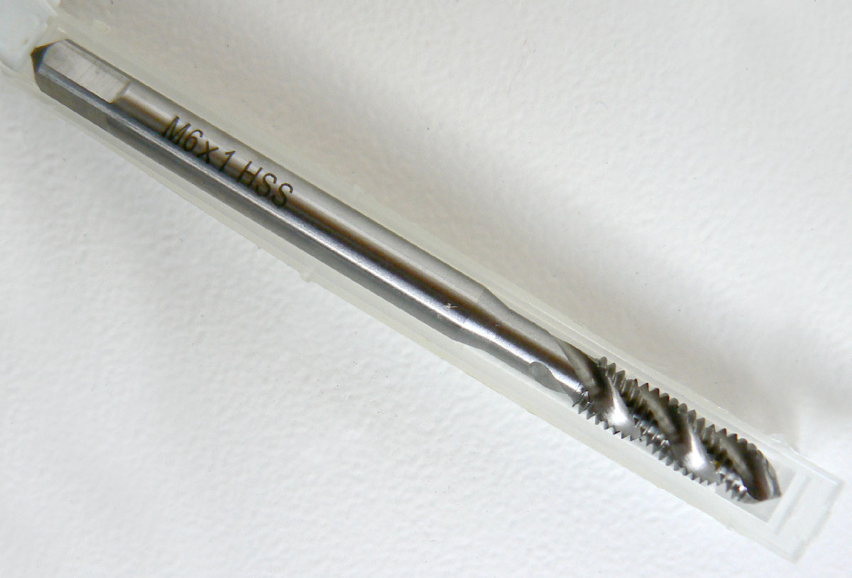 Závitník strojní, HSS, M6 x 1,0, Triumf