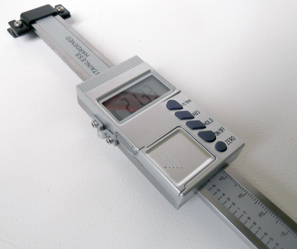 Digitální snímač polohy vertikální - 150 mm, Warco