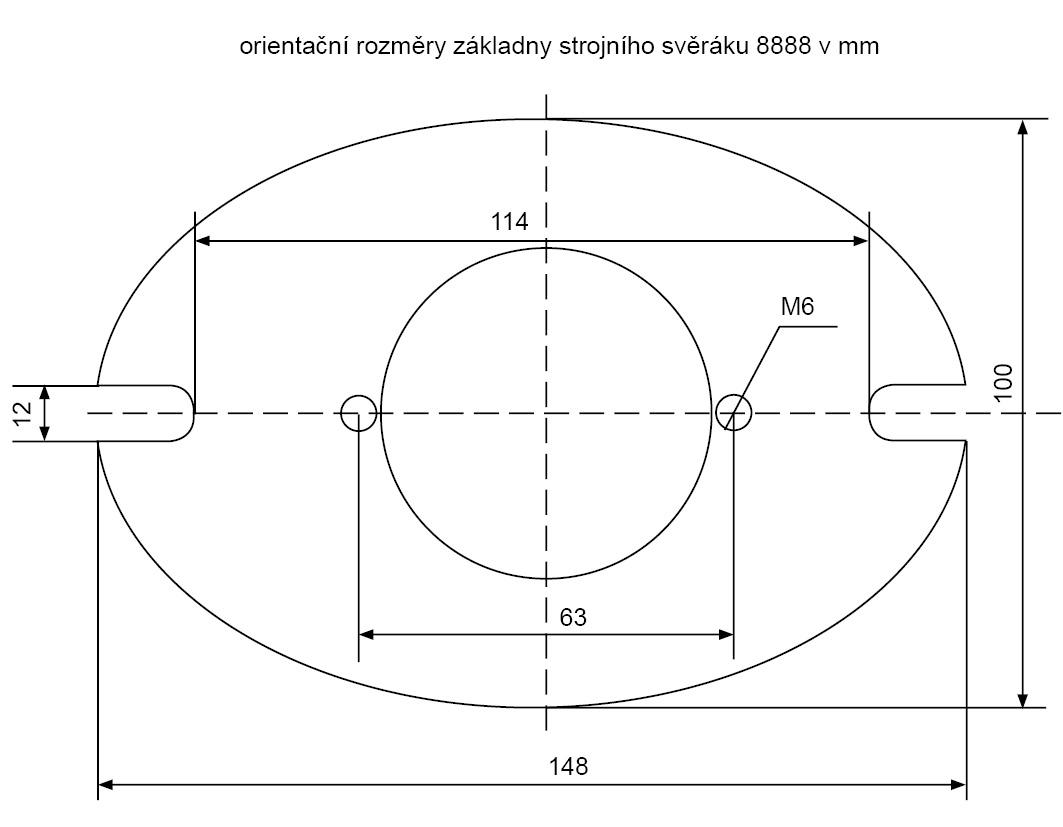 Strojní svěrák s odnímatelnou otočnou základnou - šířka čelistí 50 mm, 4kg, Warco