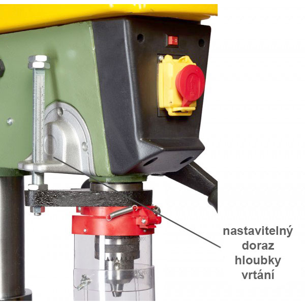 Warco 2B12, robustní dílenská stolní vrtačka, 82kg