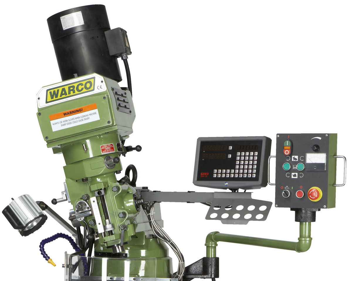 Warco WM 20, univerzální nástrojařská věžová frézka na kov - 750 kg