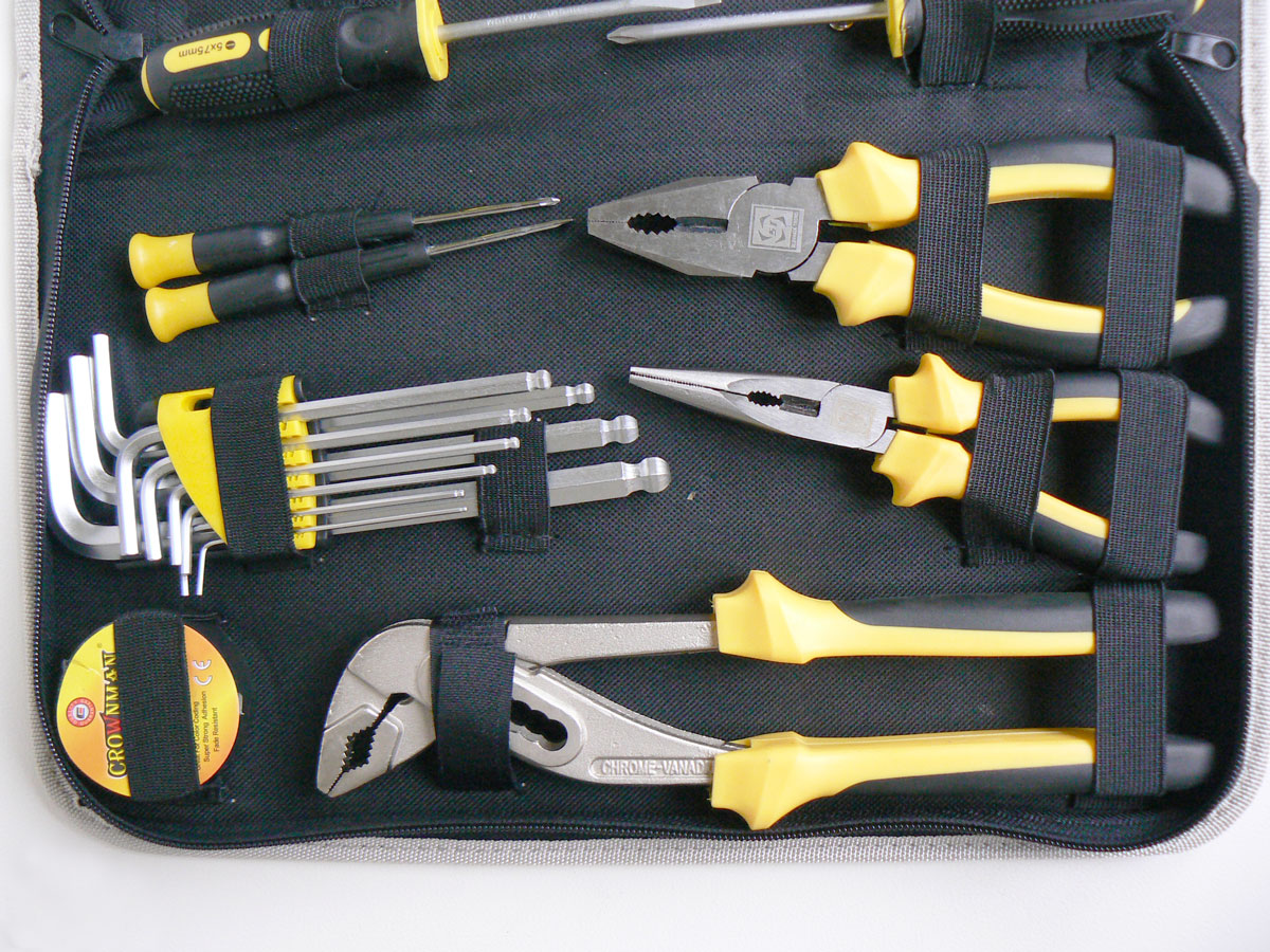 Univerzální sada nářadí "Workshop Tool Kit I" - pro kutily, 24 dílů, Strend Pro