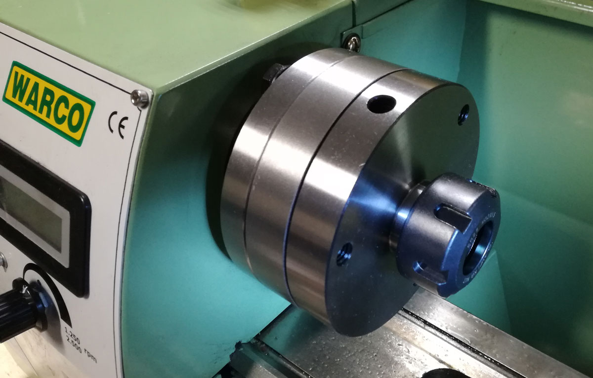Příruba - upínací deska 100 mm pro soustruh Warco WM 180, Warco