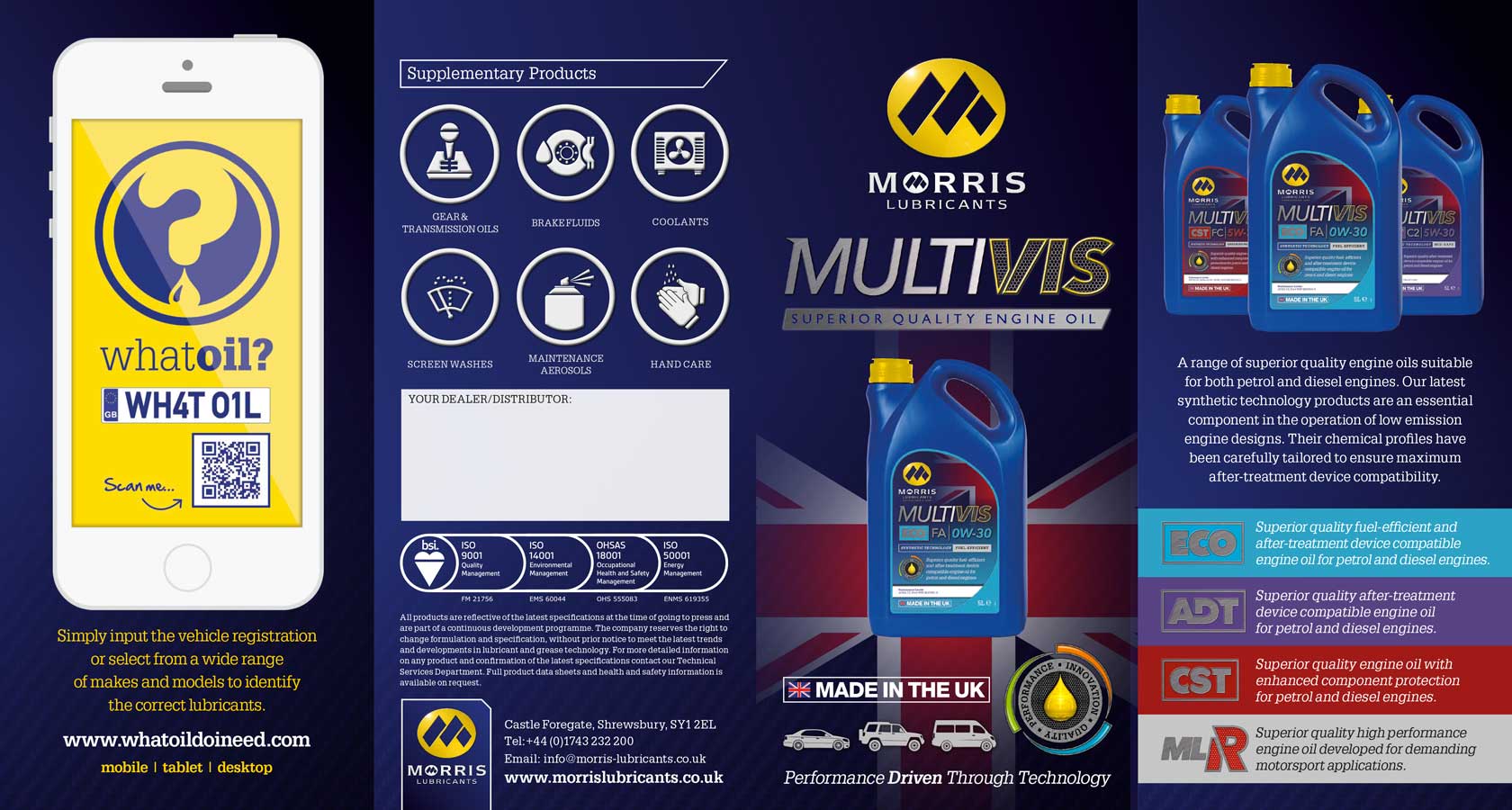 Morris Multivis ECO FB 5W-20, plně syntetický motorový olej, 1l