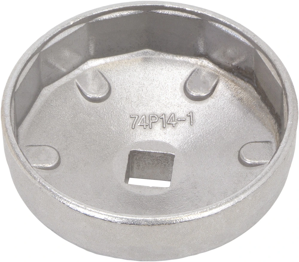 Klíč na povolení krytu olejového filtru pro vozy Audi, BMW, Mercedes-Benz, Opel, VW, 74 mm, 14 hran, Welzh