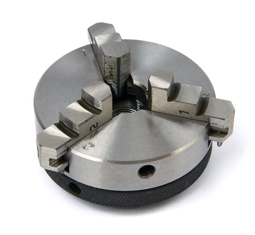 Samocentrovací soustružnické sklíčidlo 65 mm, 3 čelisti, závit 14 x 1 mm