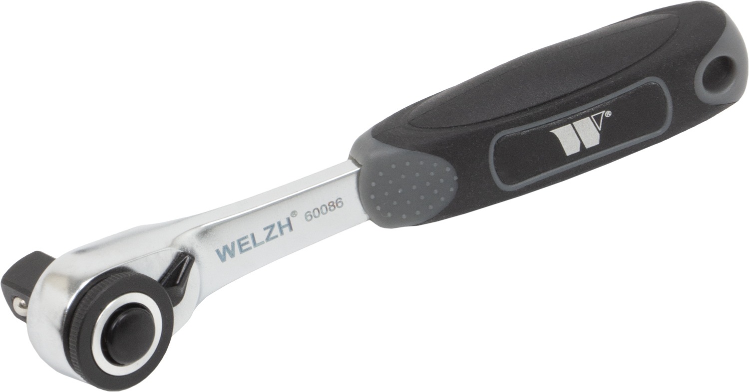 Sada mikro ráčen 1/4", ultra tenké, CrV, s přepínací páčkou a vyhazovákem, Welzh