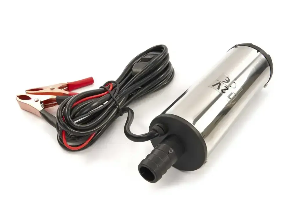 Nerezové ponorné čerpadlo / pumpa na olej, naftu a vodu, 40 W, 12 V