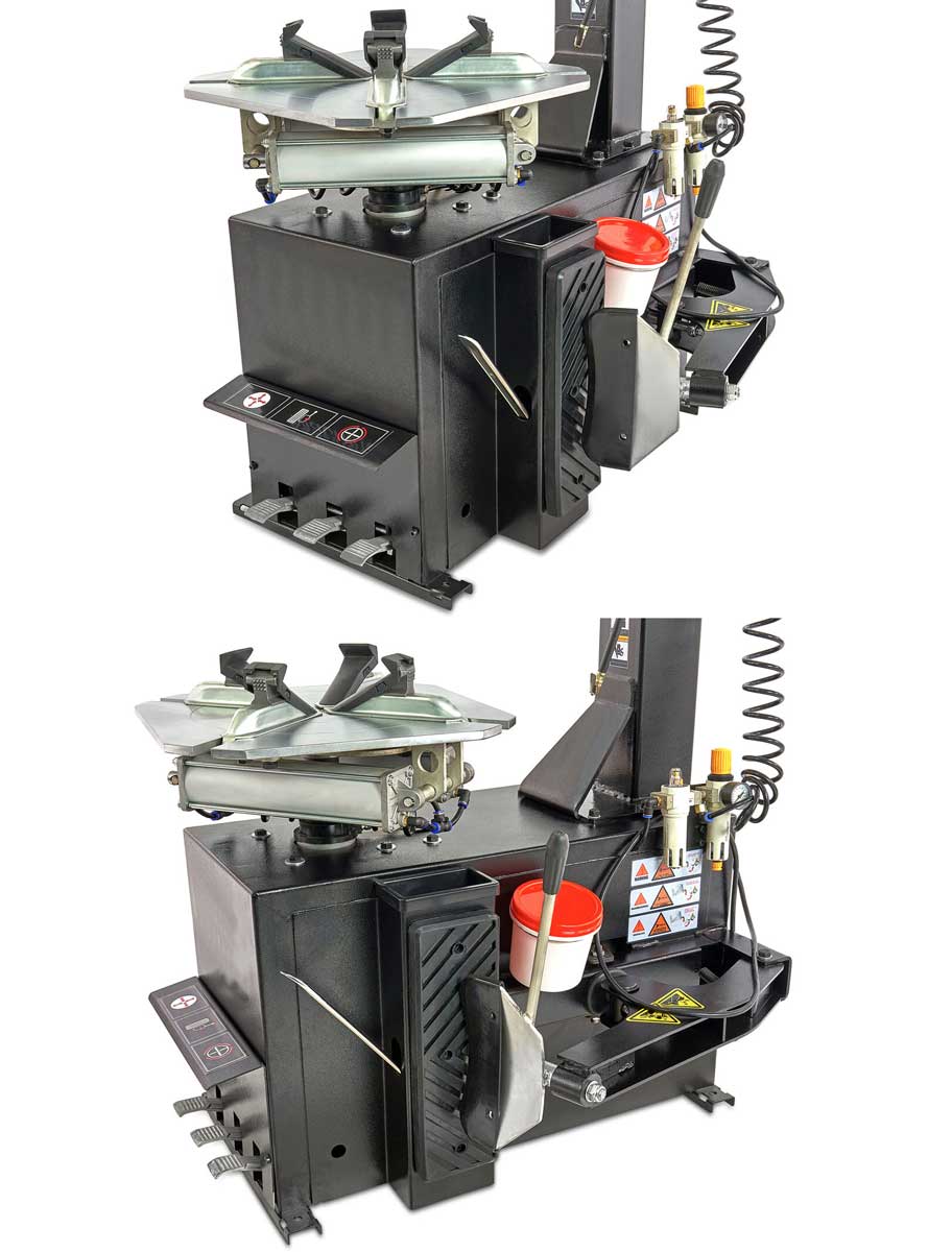 Profesionální zouvačka auto pneumatik pro ráfky 10" - 23", 160 kg