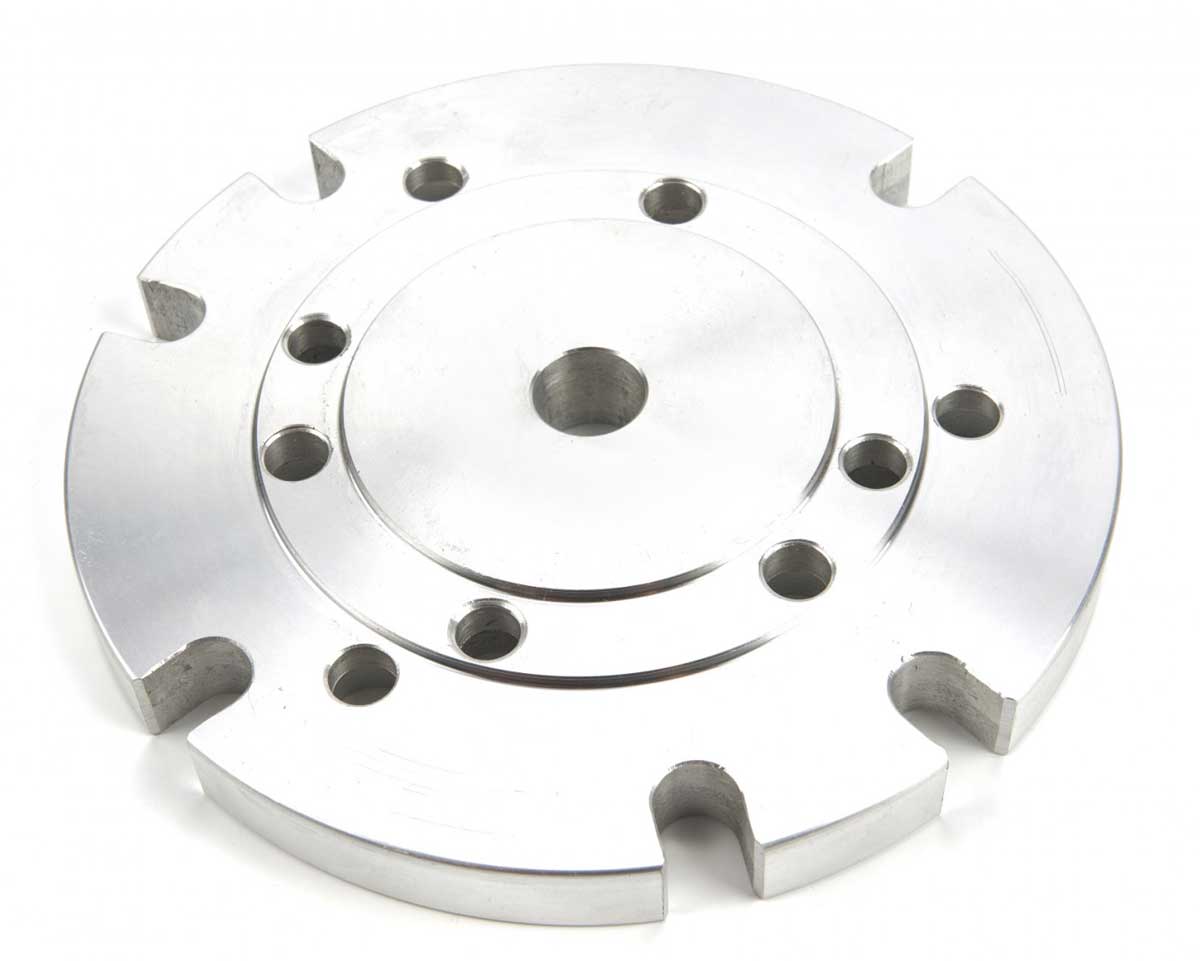 Příruba s upínací sadou pro otočné stoly HV4, HV6, 110 mm, 150 mm, vhodné pro sklíčidla 100 a 125 mm, DIN 6350