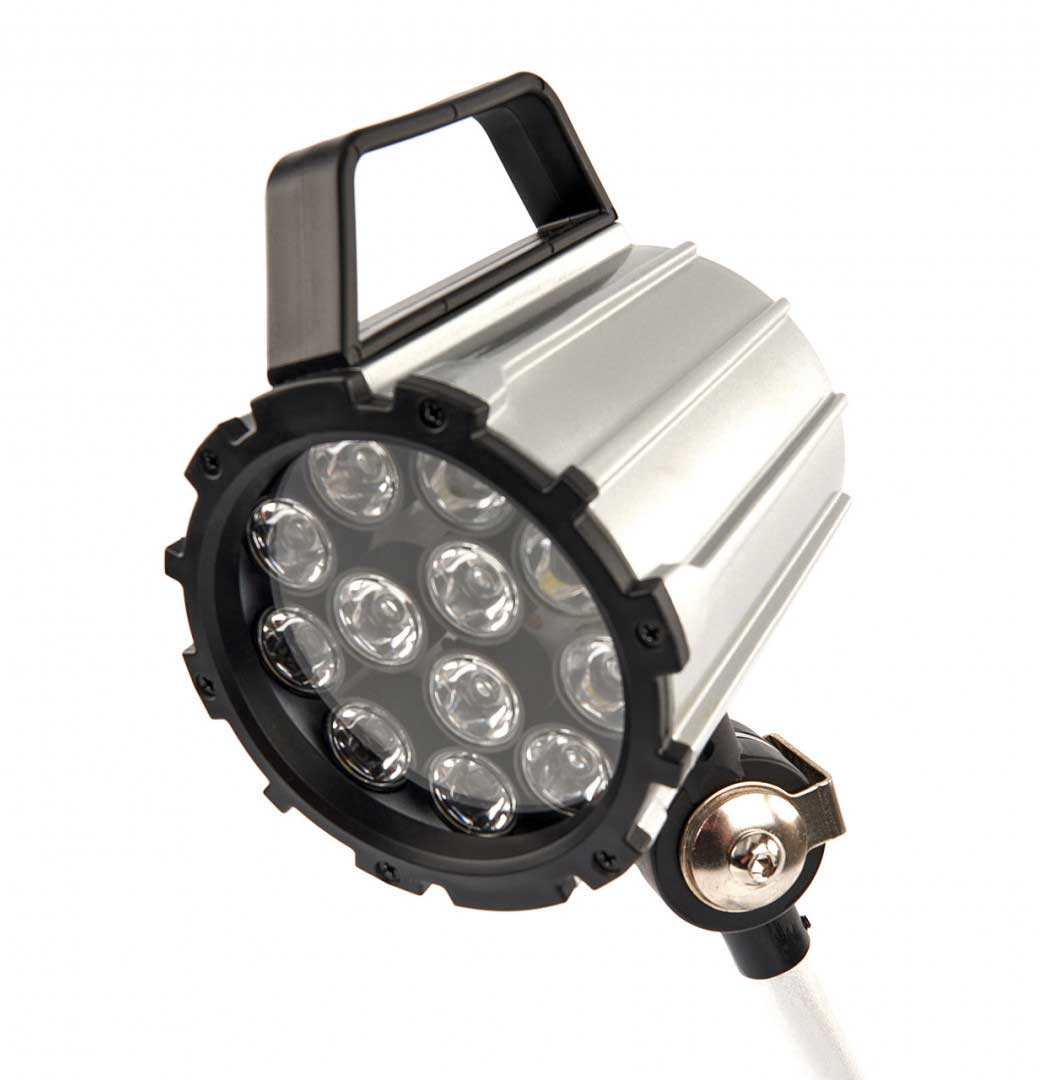 Robustní odolné průmyslové LED světlo s pevným uchycením, 110 mm, 12 W, IP67