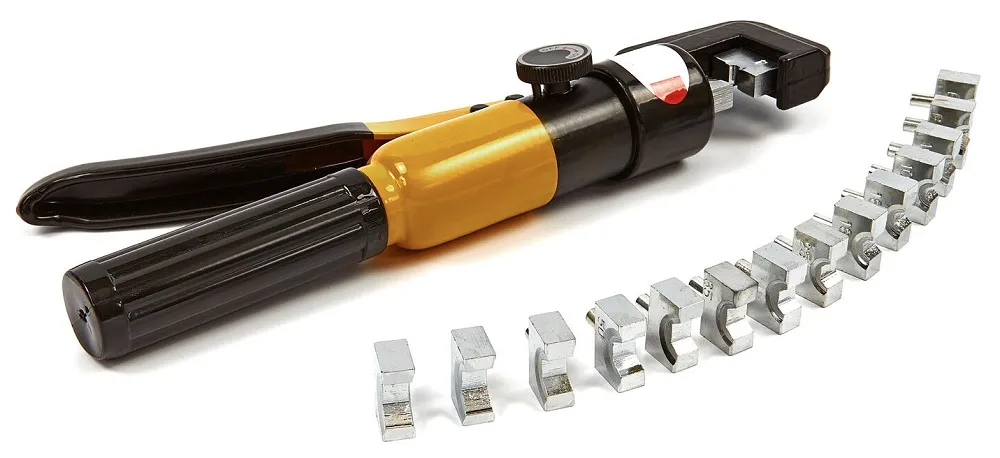 Pákové hydraulické lisovací - krimpovací kleště 6 tun , 4 - 70 mm2