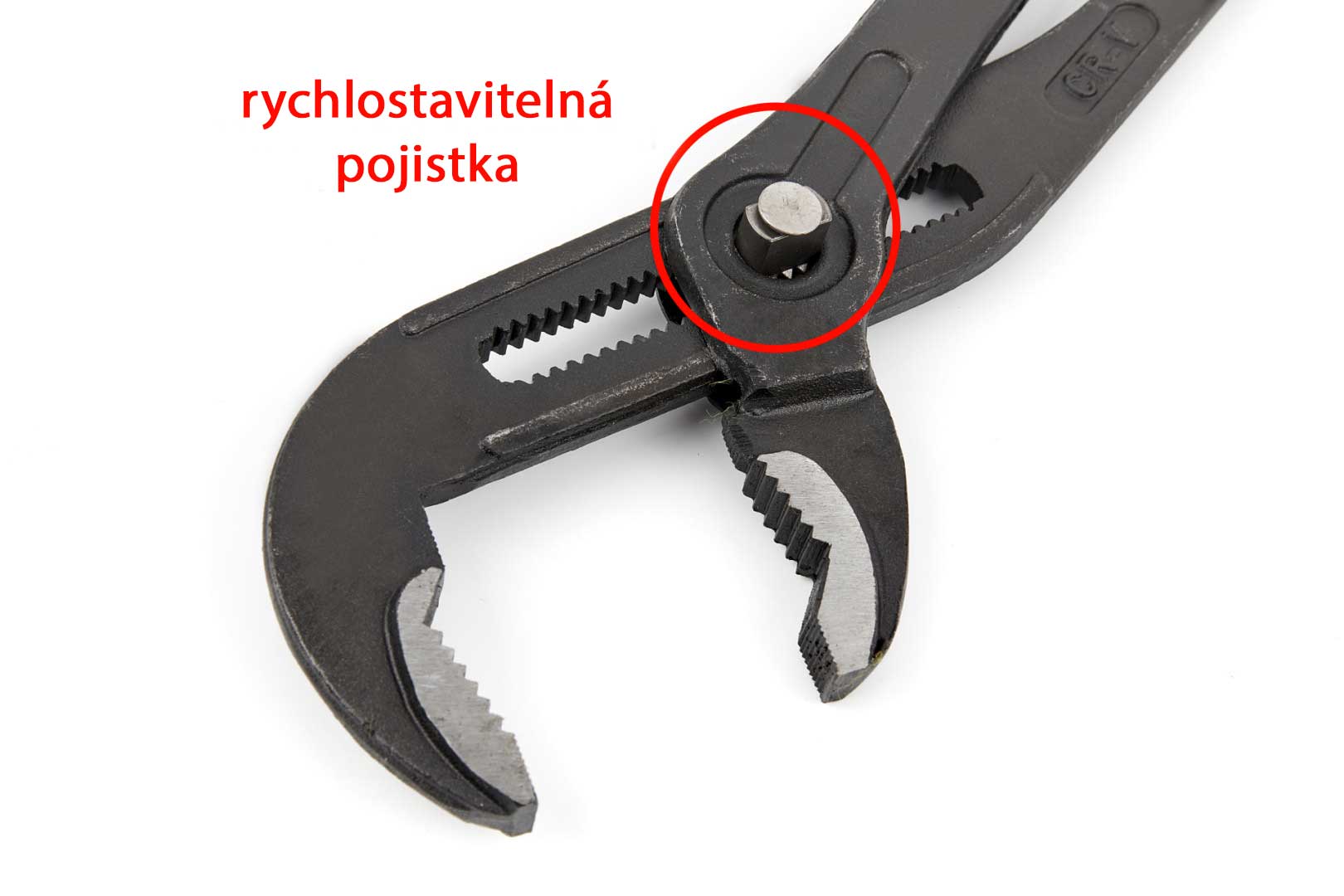 Kleště instalatérské "sika" s pojistkou , 400 mm, máčené rukojeti 