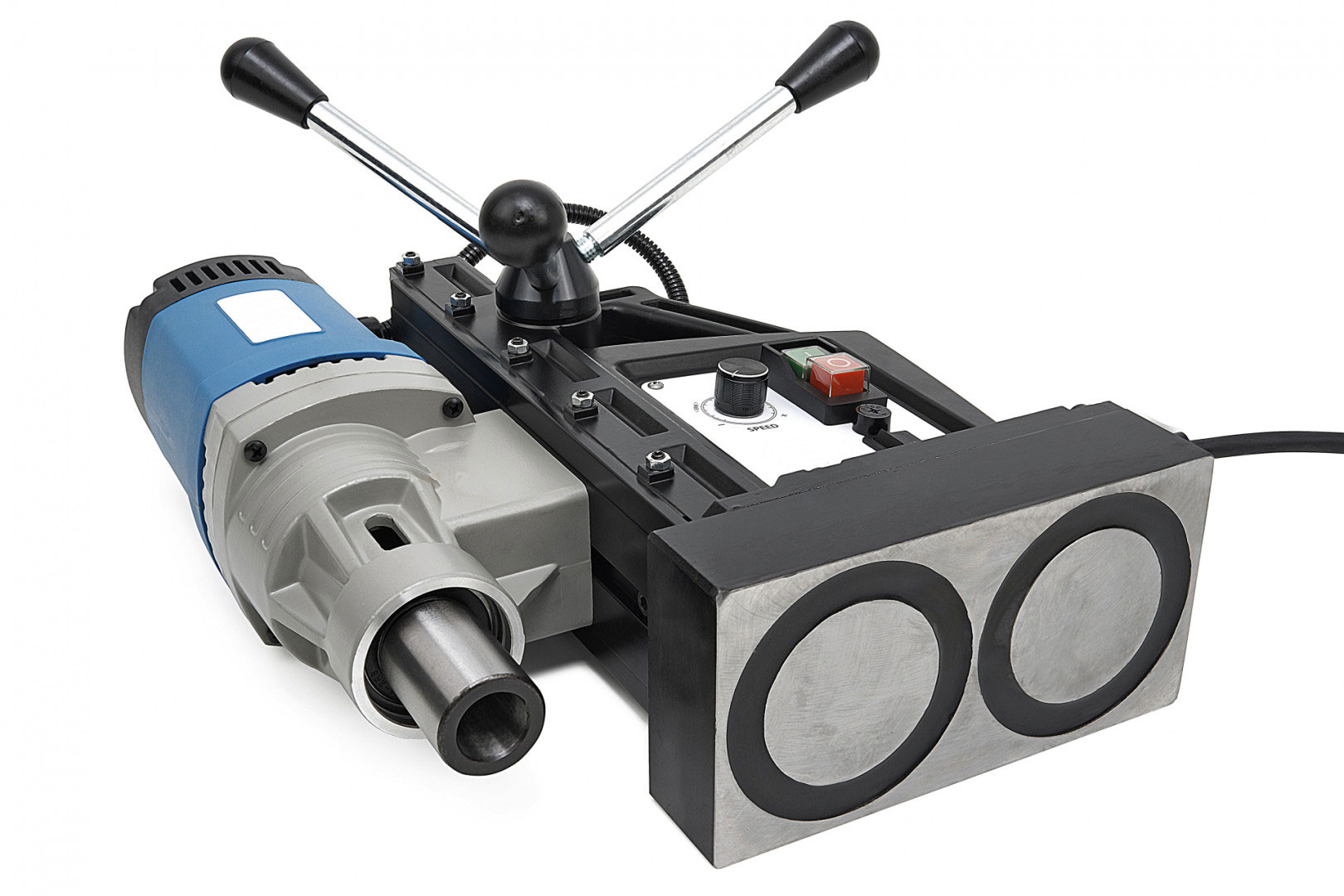 Magnetická vrtačka 80 mm - přenosná vrtačka s vario otáčkami, 18 kg