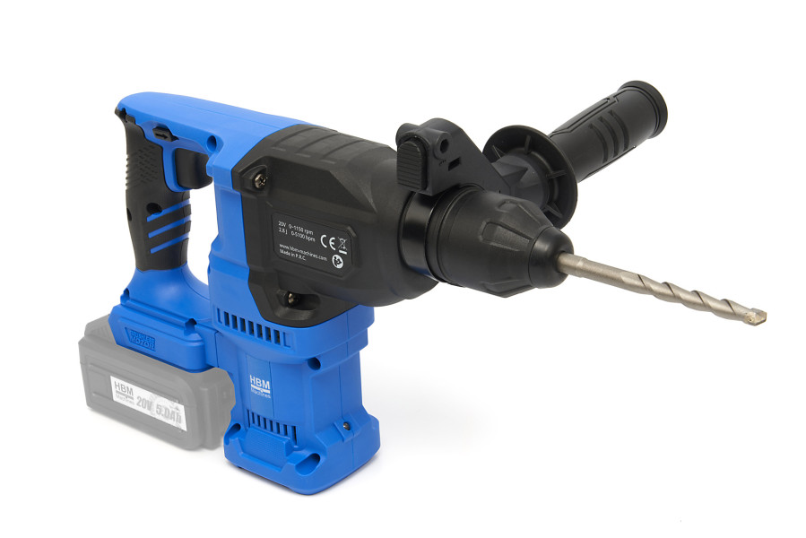 Aku vrtací kladivo SDS plus, 20V, bateriová platforma Power20.5, bez baterie a nabíječky