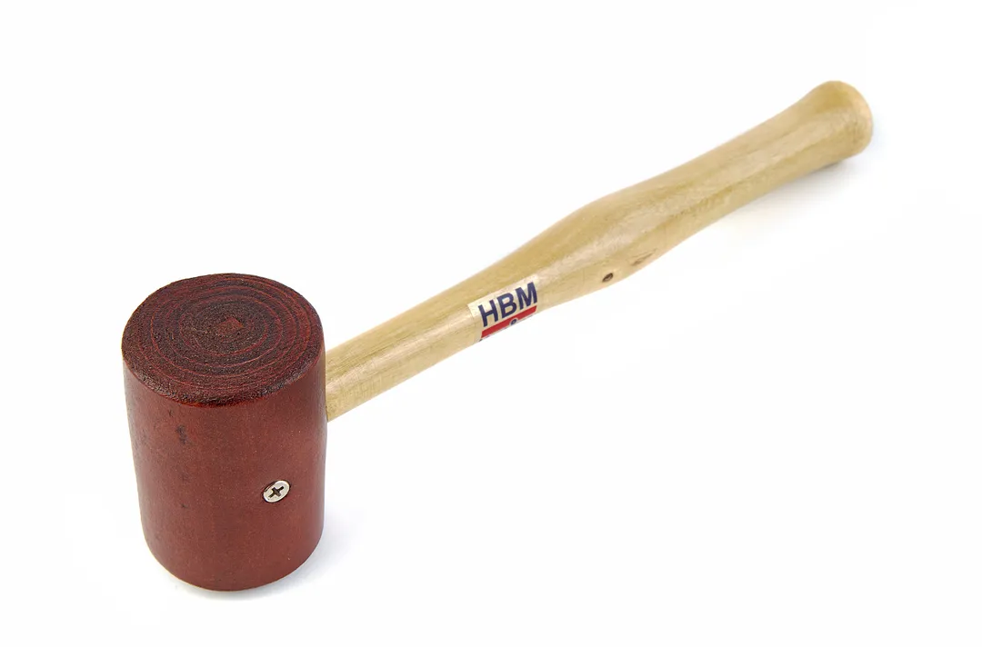 Kožené kladívko z lisované buvolí kůže 50 mm, 220 g