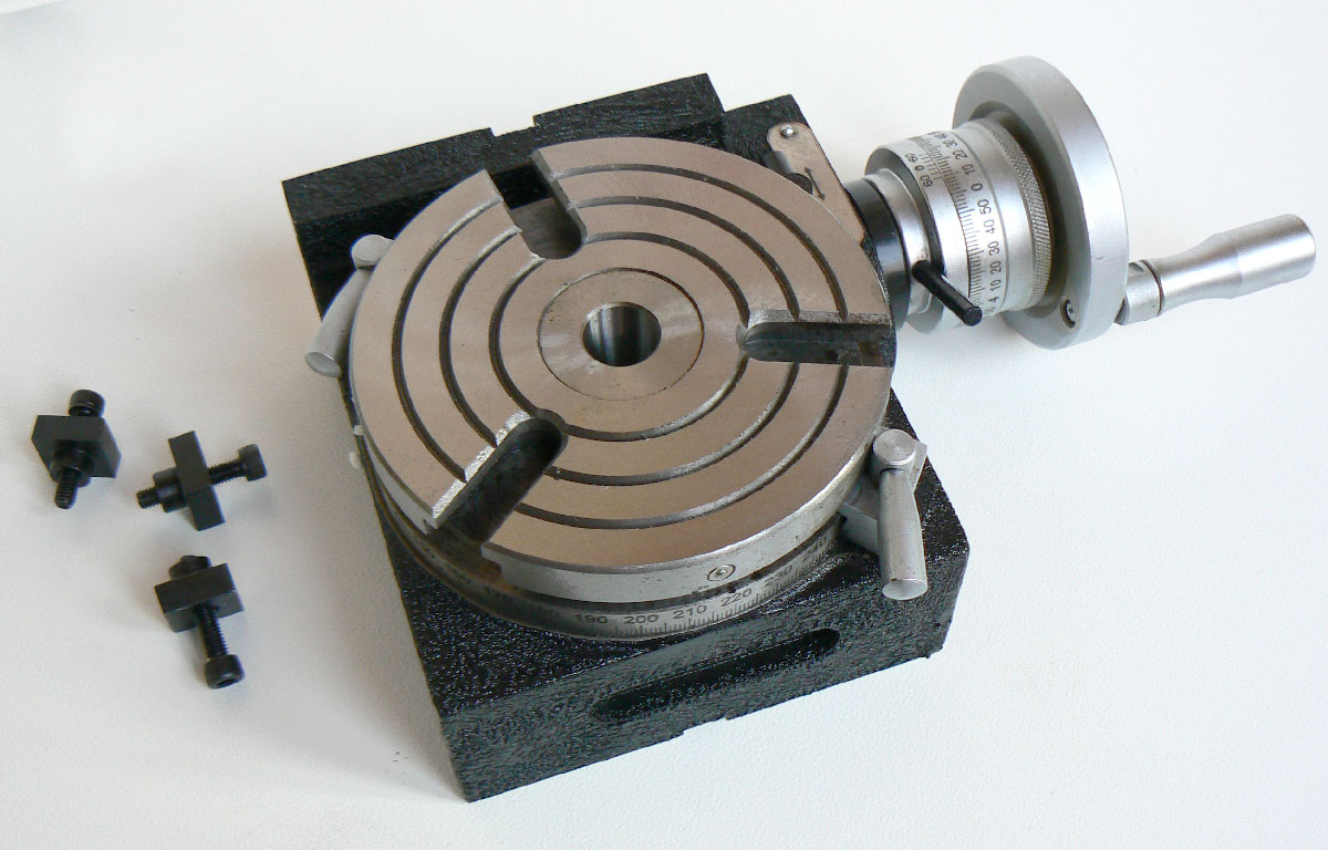 Horizontálně-vertikální otočný stůl HV5, 125mm, Warco