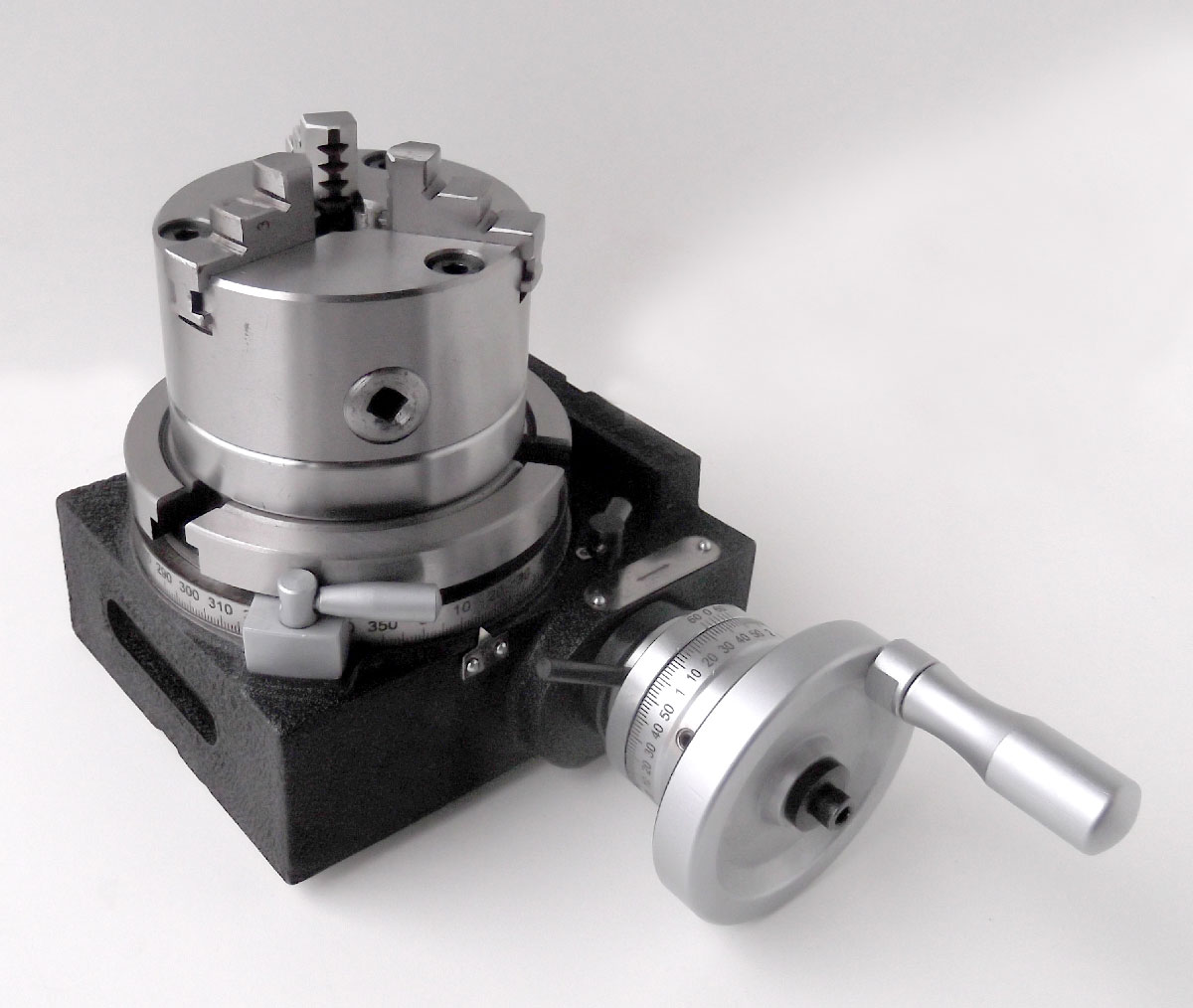 3 čelisťové samostředící sklíčidlo 100mm a příruba pro stoly HV4, HV5, HV6 Warco