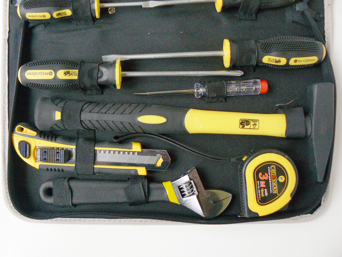 Univerzální sada nářadí "Workshop Tool Kit I" - pro kutily, 24 dílů, Strend Pro