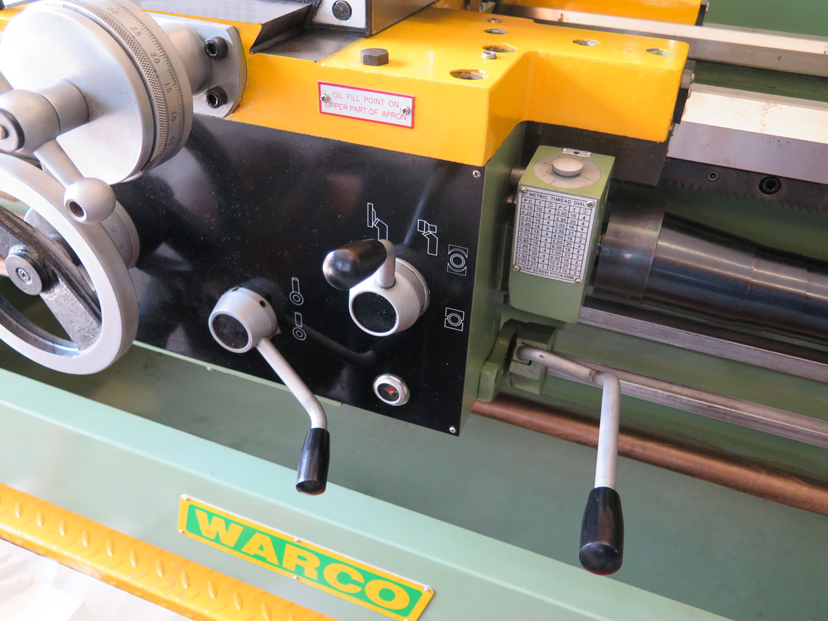 Warco GH1640 těžký průmyslový soustruh na kov s převodovkou, DRO, 400V, 2.485 kg