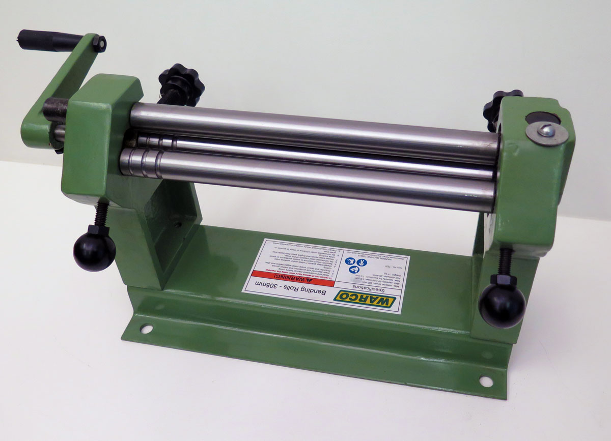 Ruční průmyslová zakružovačka-stáčečka plechu, pro šířku až 305 mm, 17 kg, Warco