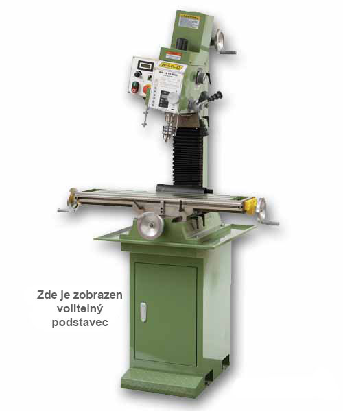 Warco WM 18, frézka na kov s regulací otáček, kužel R8 - 220 kg