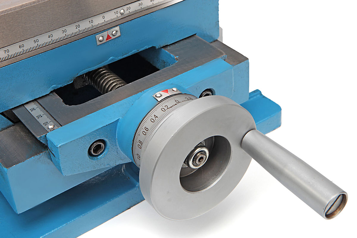 Křížový stůl 600 x 240 mm s otočnou základnou pro frézování nebo vrtání, 60 kg