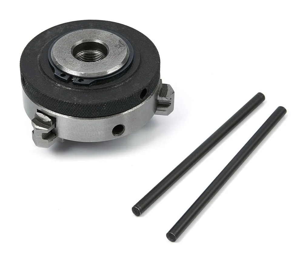 Samocentrovací soustružnické sklíčidlo 65 mm, 3 čelisti, závit 14 x 1 mm